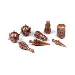 Polyhero Warrior 8 Dice Set Imperial Bronze PHD2317