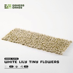 Gamers Grass Tufts: Flowers- White Lily Tiny Flowers