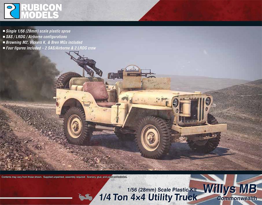 Rubicon Willys MB 1/4 Ton 4x4 Truck Commonwealth