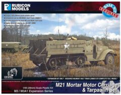 Rubicon 280053 M3/M3A1 Expansion Kit M21 Mortar Motor Carriage and Tarpaulin Set