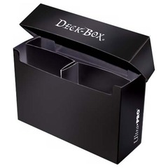 Deckbox: Oversized 3 Compartment Black UPR82487