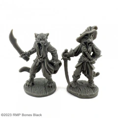 Reaper: Bones Black: Catfolk Buccaneer and Duelist  20734