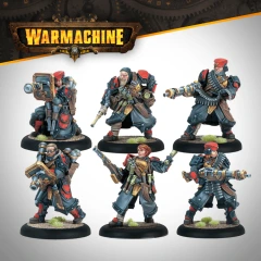 Warmachine: Khador Winter Korps Infantry Support Weapon Troopers sfik-kdr343
