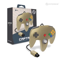 Captain Premium Controller for N64 (GOLD)