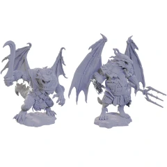 Dungeons & Dragons Nolzurs Marvelous Unpainted Miniatures: Draconian Foot Soldier & Mage (Wave 22)
