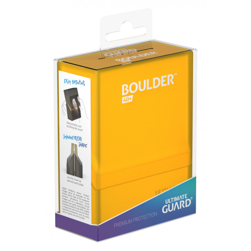 Ultimate Guard - Deck Case 40+ Boulder - Amber