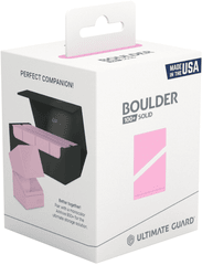 Ultimate Guard Deck Box: Boulder 100+ - Solid Candy Pink