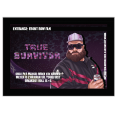 Entrance - Front Row Fan: True Survivior