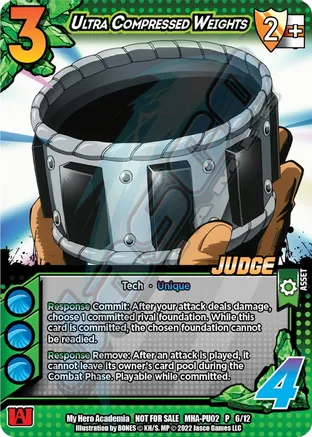 Ultra Compressed Weights (Judge)