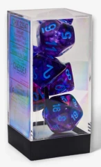 Polyhedral 7-die set: Mega-hedral Nebula Nocturnal/blue (CHX 22547)