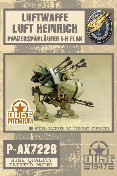 AX722 Luftwaffe Luft Heinrich Panzerspahlaufer I-H Flak