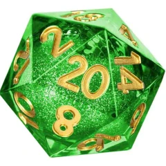 Elixir Dice: Individual D20 Elixir Liquid Core Dice - Aegis of Hope
