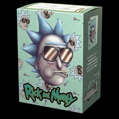 Dragon Shield: Standard Size Sleeve - Brushed Art - Rick & Morty - Cool Rick (100 Count)