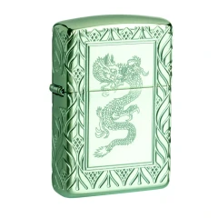 Zippo- Elegant Dragon Design