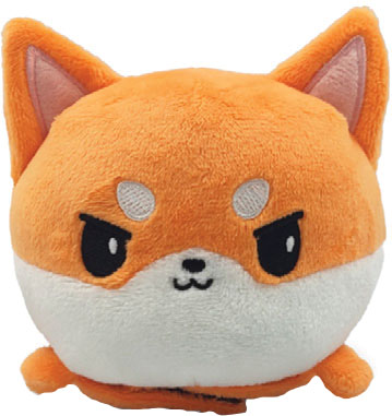 Orange Shiba Inu Plushie Tote Bag