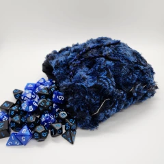 The Midnight Rose Minky Dice Bag - Medium