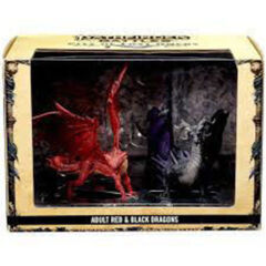 Pathfinder Battles: City of Lost Omens - Adult Red & Black Dragons