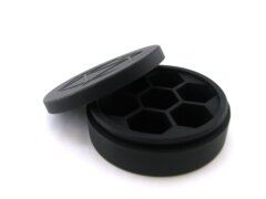 Silicone Round Dice Case - Black