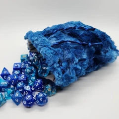 Wall of Water Minky Dice Bag - Medium