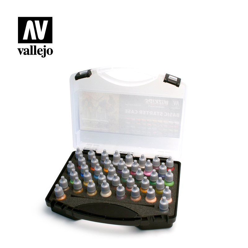 Wizkids Paints Case: Basic Starter (40 colors), 8ml