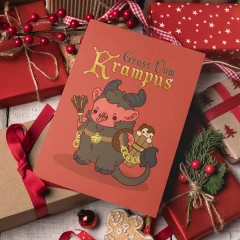 Greetings from Krampus Holiday Card