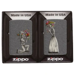 Zippo- Skull Couple - 2 Pc Set