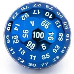 Titans Fist 50mm Blue Metal D100 Dice