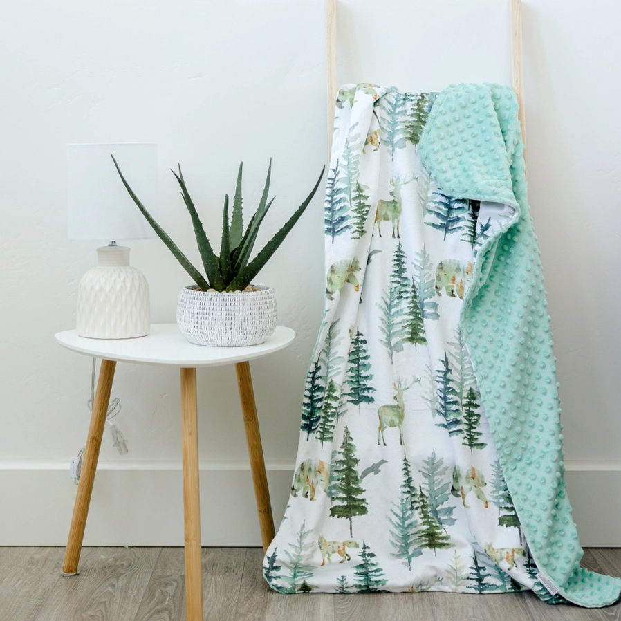 Baby & Toddler Minky Blanket - in the Woods