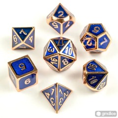 Paladin Blue& Copper Dice Set