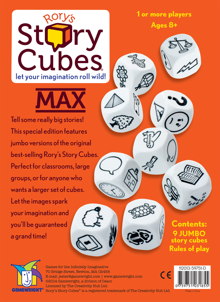 Rorys Story Cubes Max