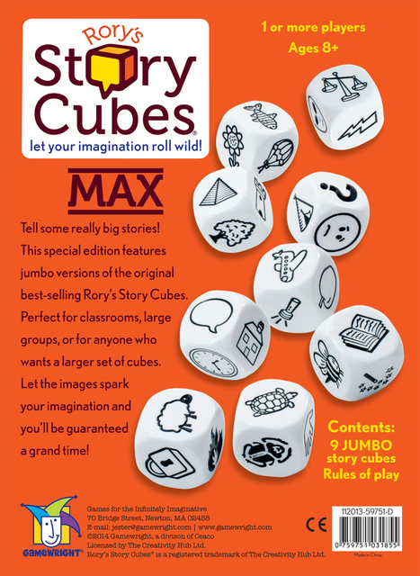 Rorys Story Cubes Max