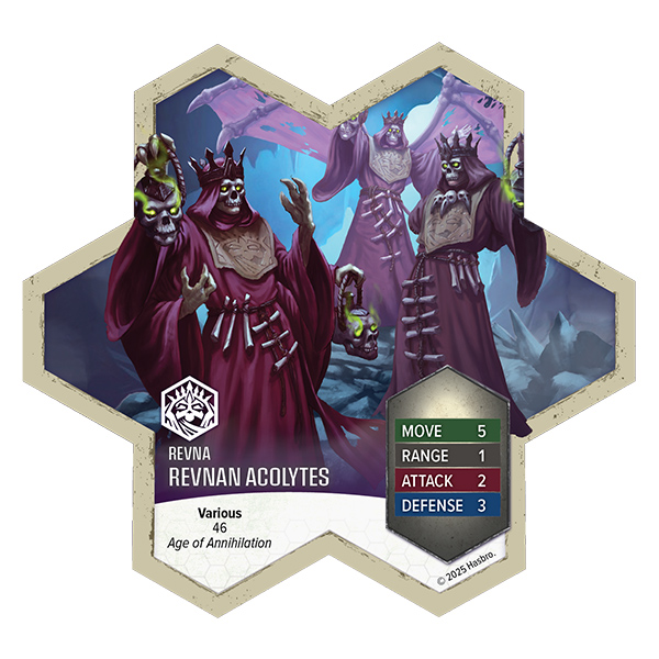 Heroscape: Revnan Acolytes and Grave Grim Army Expansion