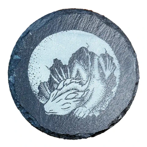 Baby Dragon Hatchling Coaster: Sleeping
