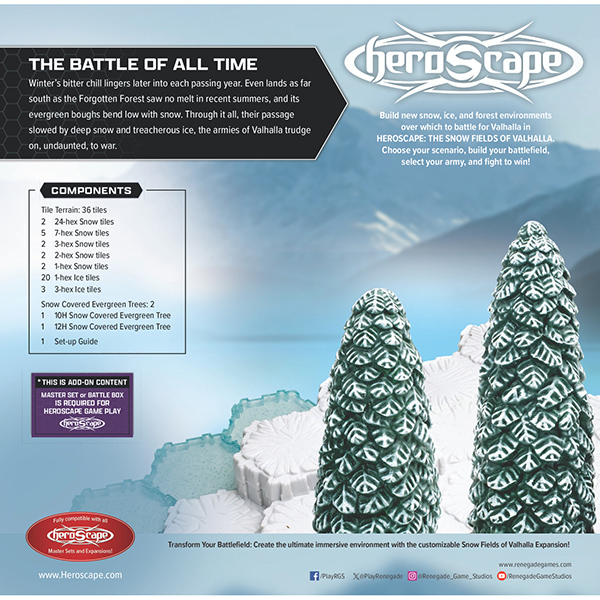 Heroscape: The Snow Fields of Valhalla Terrain Expansion