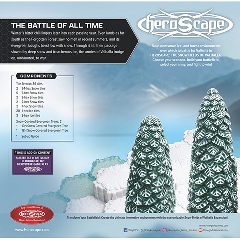 Heroscape: The Snow Fields of Valhalla Terrain Expansion