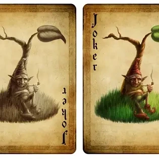 Bicycle Gnomes Playing Cards