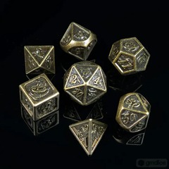 Draconika Brass Dice Set