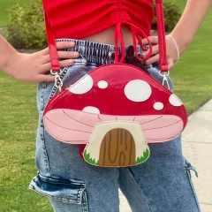 Mushroom House Handbag