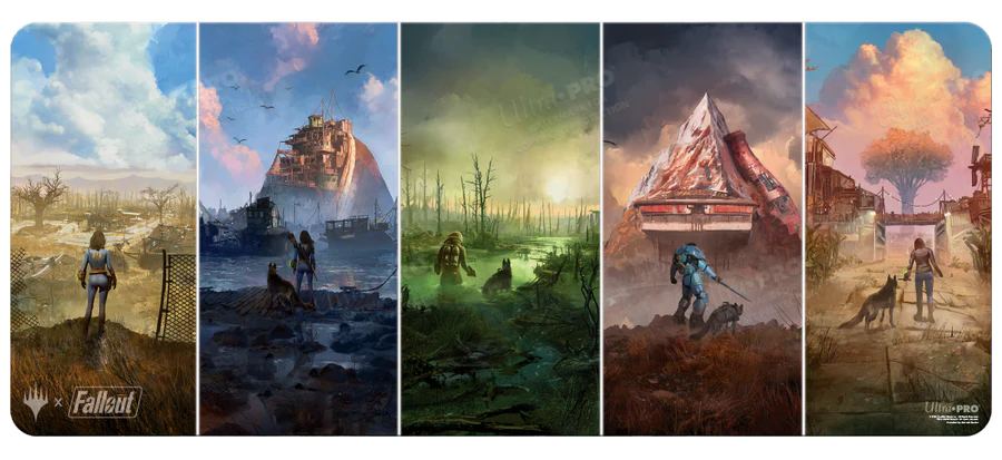 6FT Table Playmat: Fallout Magic the Gathering
