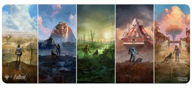 6FT Table Playmat: Fallout Magic the Gathering