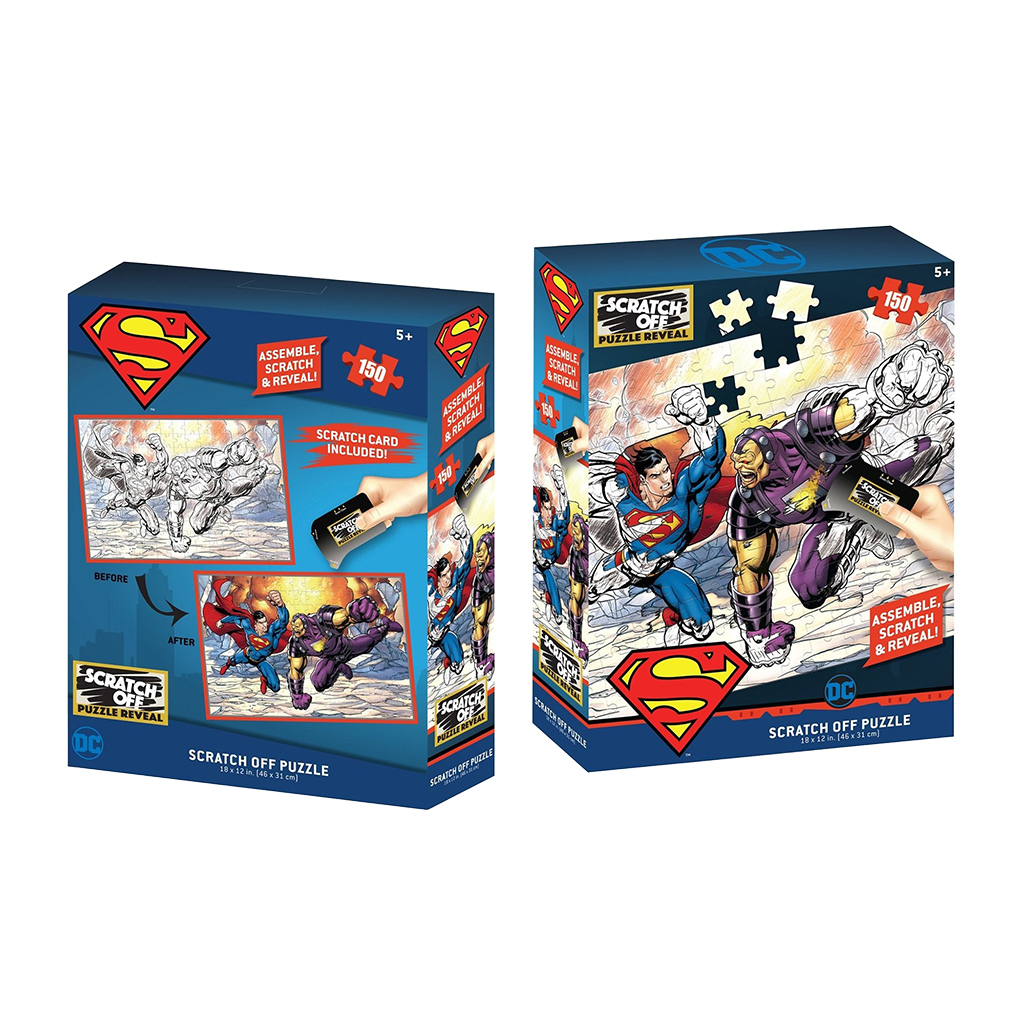 Scratch Off Superman 150pc Puzzle
