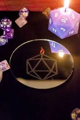 The Fabled Flame Candle Plate