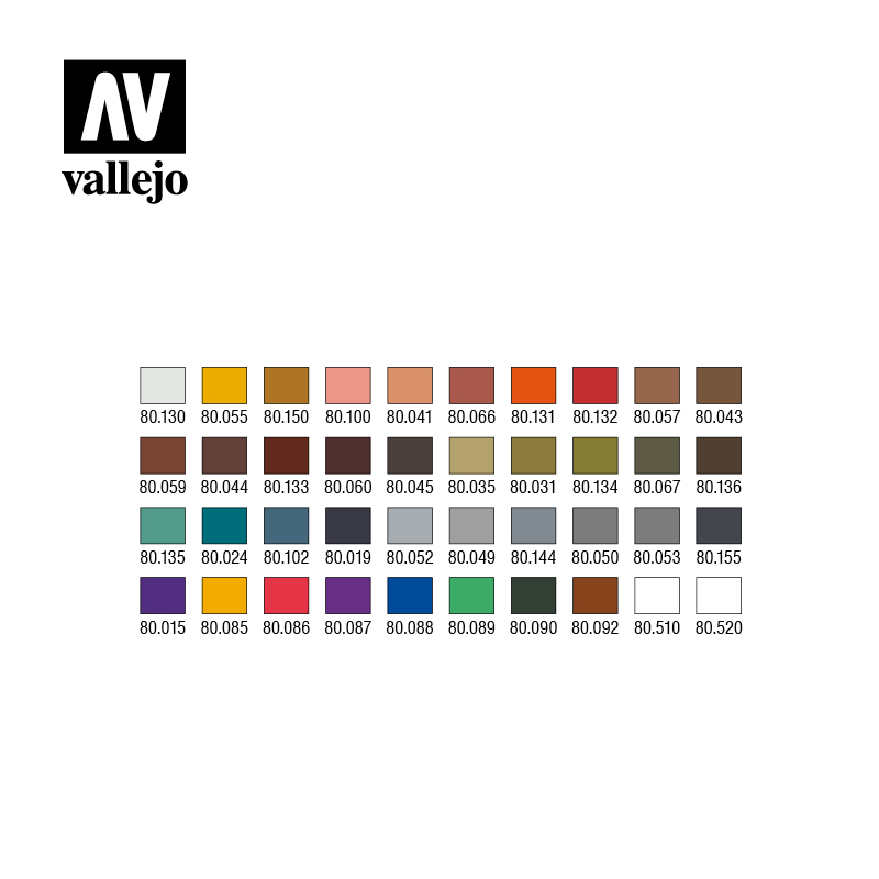 Wizkids Paints Case: Intermediate Case (40 colors), 8ml