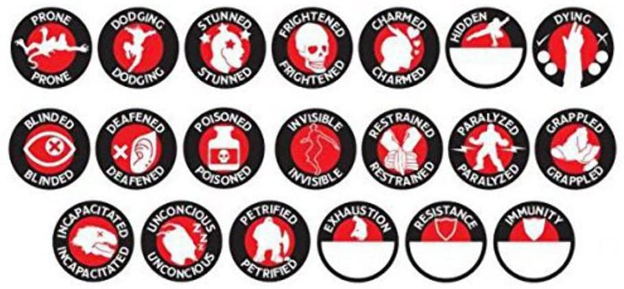 Character Token Set 5th Edition