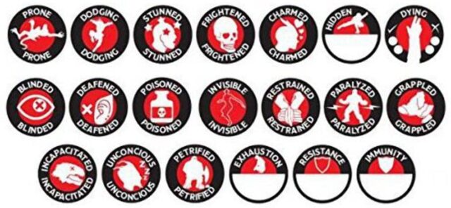Character Token Set 5th Edition