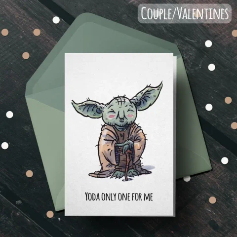 You-Da Only One - Sci-Fi Space Valentine Anniversary Card