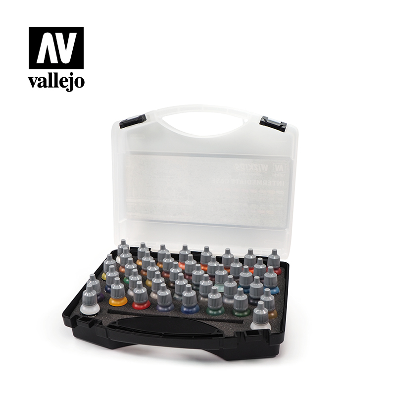 Wizkids Paints Case: Intermediate Case (40 colors), 8ml