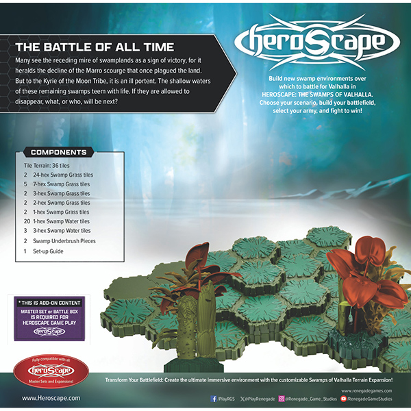 Heroscape: The Swamps of Valhalla Terrain Expansion