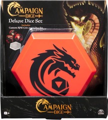 Campaign Dice, Premium Dice to Go Set Polyhedron Role-Playing Board Games with Storage Case