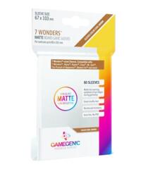 Gamegenic 7 Wonders Matte Board Game Sleeves